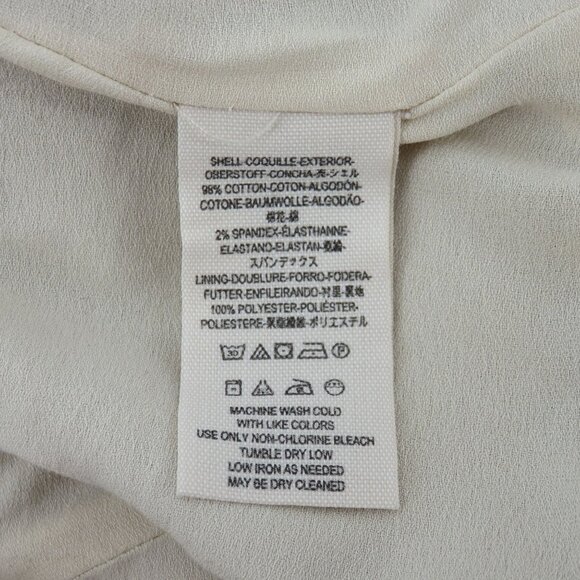 Free People Women XS Romantic Ruffles Jacket Natural Beige OB 527371 Pockets - Picture 12 of 15